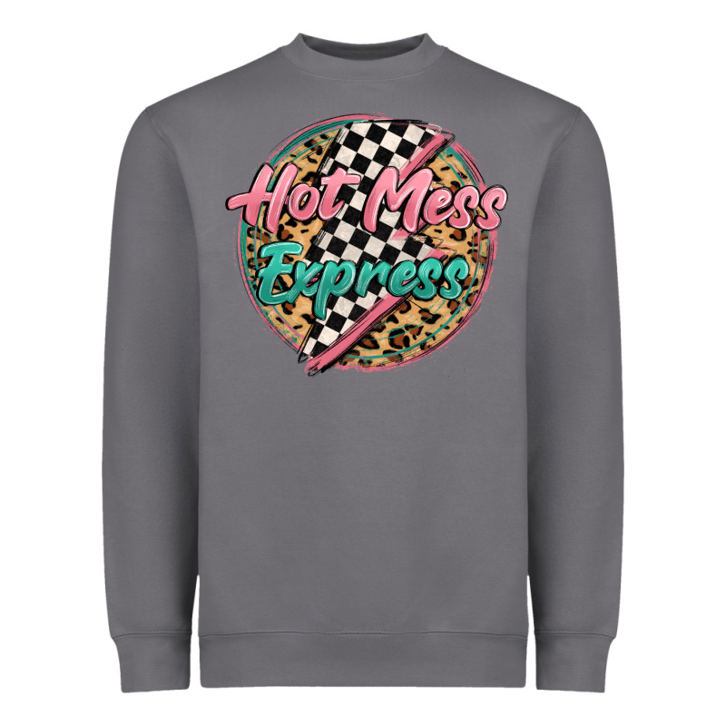 Hot Mess Express Heavyweight Sweatshirt by MaliasSmallBusiness | Teevron