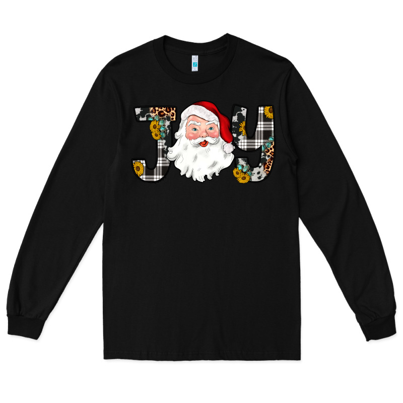 Joy Santa Long Sleeve Tee by JahusDesignShop | Teevron