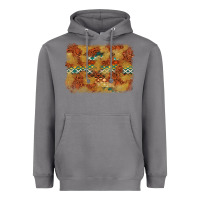 Storm Aztec Background Pattern Western Heavyweight Hoodie - texasbilliewilder