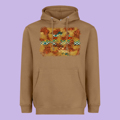 Aztec Background Pattern Western Heavyweight Hoodie Designed By Texasbilliewilder