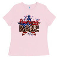 Bubblegum Pink American babe Ladies Tee - Neo Western