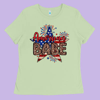 American Babe Ladies Tee Designed By Neo Western
