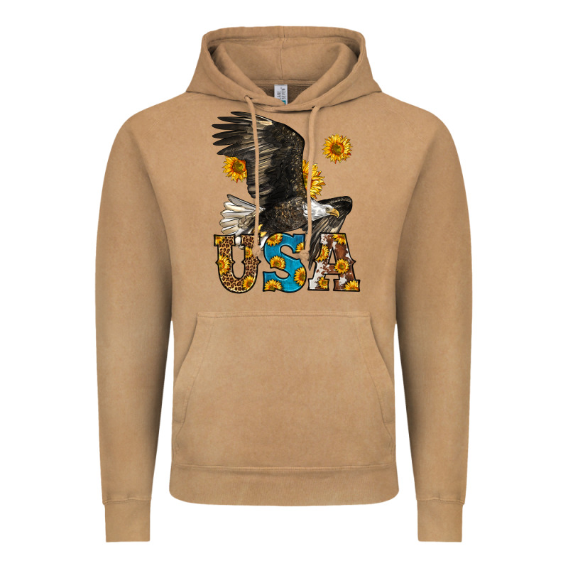 Western Usa Eagle Vintage Hoodie by LillyAllenDesigns | Teevron