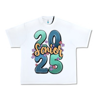 White senior 2025 Urban Heavy Tee - MaliasSmallBusiness