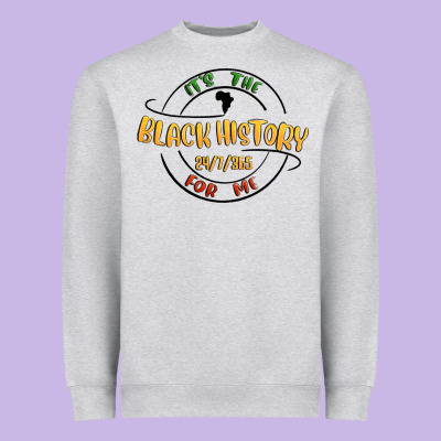 Black History Heavyweight Sweatshirt Designed By Maliassmallbusiness