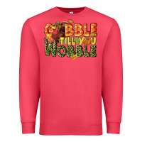 Cardinal Gobble till you wobble turkey thanksgiving Premium Sweatshirt - NancyCooperArtShop