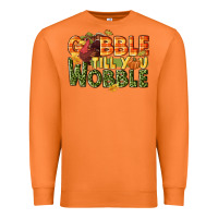 Carrot Gobble till you wobble turkey thanksgiving Premium Sweatshirt - NancyCooperArtShop