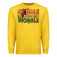 Lemon Gobble till you wobble turkey thanksgiving Premium Sweatshirt - NancyCooperArtShop