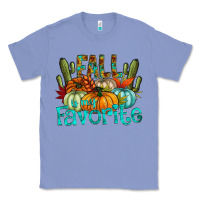 Colony Blue fall pumpkin art Classic Tee - CowhideDigitalArt
