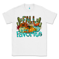 White fall pumpkin art Classic Tee - CowhideDigitalArt