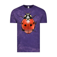 Cloud Purple lady bug Vintage Tee - LillyAllenDesigns