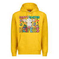 Lemon Happy Easter Heifers Easter Day Premium Hoodie - HowdyJamesFarm