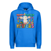 True Royal Happy Easter Heifers Easter Day Premium Hoodie - HowdyJamesFarm