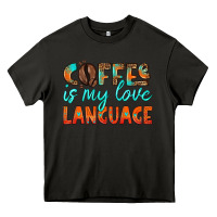 Asphalt coffee is my love language Heavy Core Tee - HRA Design Shop