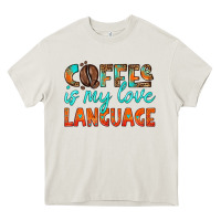 Cream coffee is my love language Heavy Core Tee - HRA Design Shop