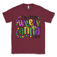 Burgundy i'm from weezy anna baby mardi gras Classic Tee - MaliasSmallBusiness