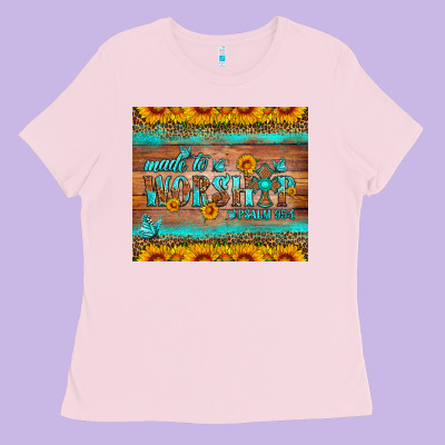 Made To Worship Tumbler Ladies Tee Designed By Hra Design Shop
