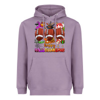 Lavender happy hallothanksmas football Heavyweight Hoodie - texasbilliewilder