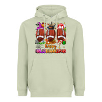 Matcha happy hallothanksmas football Heavyweight Hoodie - texasbilliewilder