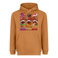 Meerkat happy hallothanksmas football Heavyweight Hoodie - texasbilliewilder