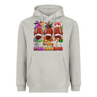 Moon Dust happy hallothanksmas football Heavyweight Hoodie - texasbilliewilder