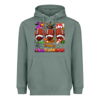 Sage happy hallothanksmas football Heavyweight Hoodie - texasbilliewilder