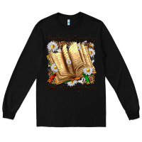 Black reading is dreaming with your eyes open Long Sleeve Tee - NancyCooperArtShop