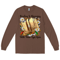 Chestnut reading is dreaming with your eyes open Long Sleeve Tee - NancyCooperArtShop