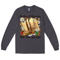 Smoke reading is dreaming with your eyes open Long Sleeve Tee - NancyCooperArtShop