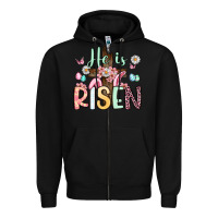 Black he is risen Zipper Hoodie - Artiststas