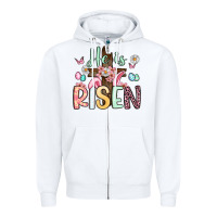 White he is risen Zipper Hoodie - Artiststas