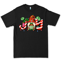 Black joy with gnomes and christmas cookie and candies Premium Tee - AdoDesignShop