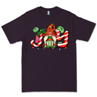 Plum joy with gnomes and christmas cookie and candies Premium Tee - AdoDesignShop