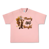 Salmon merry and bright black santa Urban Heavy Tee - MaliasSmallBusiness