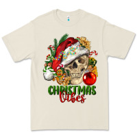 Bone Christmas Vibes Human Skull Premium Tee - FaDigitalArtStudio