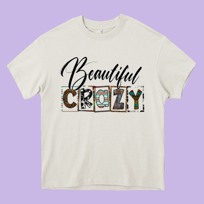 Beatiful Crazy Heavy Core Tee Designed By Sublimationcraftshop