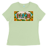 Matcha faith cross and sunflower license plate Ladies Tee - HRA Design Shop