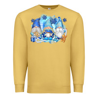 Antique Gold snowman gnome Premium Sweatshirt - texasbilliewilder