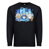 Black snowman gnome Premium Sweatshirt - texasbilliewilder