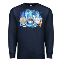 Navy snowman gnome Premium Sweatshirt - texasbilliewilder