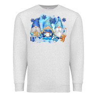Oatmeal Heather snowman gnome Premium Sweatshirt - texasbilliewilder