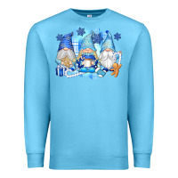 Ocean Blue snowman gnome Premium Sweatshirt - texasbilliewilder