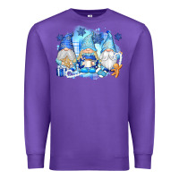 Purple snowman gnome Premium Sweatshirt - texasbilliewilder