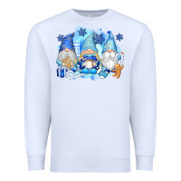 White snowman gnome Premium Sweatshirt - texasbilliewilder