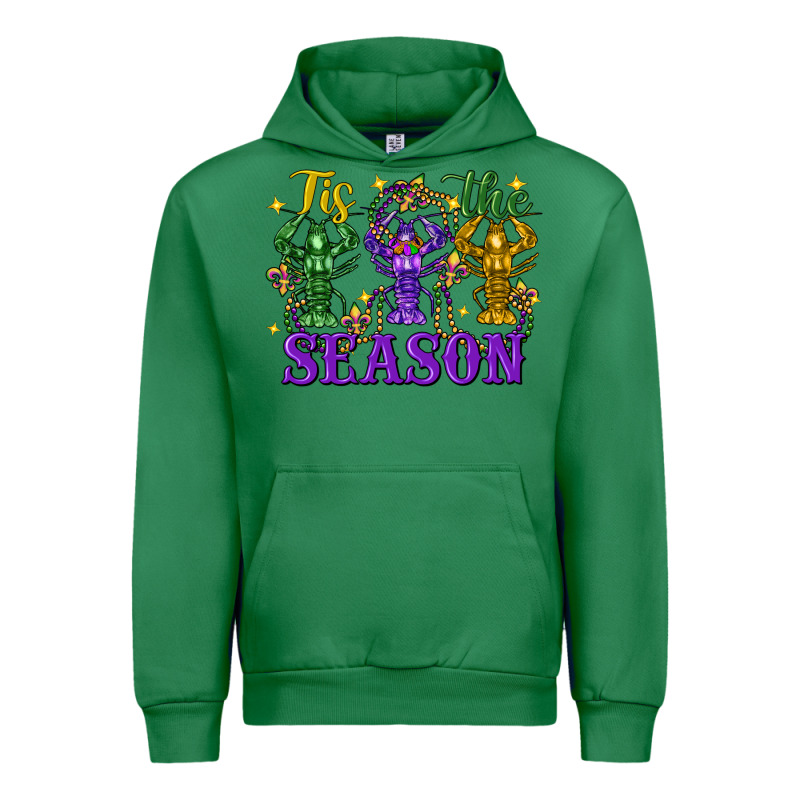 Tis The Season Crawfish Mardi Gras Urban Hoodie by FaDigitalArtStudio | Teevron