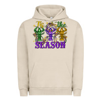 Pigment French Oak Tis the season crawfish Mardi Gras Urban Hoodie - FaDigitalArtStudio