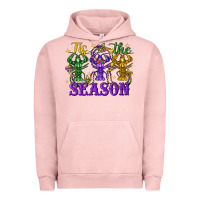 Pigment Salmon Tis the season crawfish Mardi Gras Urban Hoodie - FaDigitalArtStudio