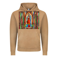 Vintage Camel our lady of Guadalupe serape Vintage Hoodie - BarkalooDesign
