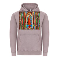 Vintage Zinc our lady of Guadalupe serape Vintage Hoodie - BarkalooDesign