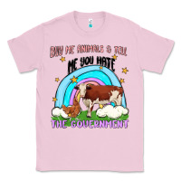 Bubblegum Pink buy me animals Classic Tee - MaliasSmallBusiness
